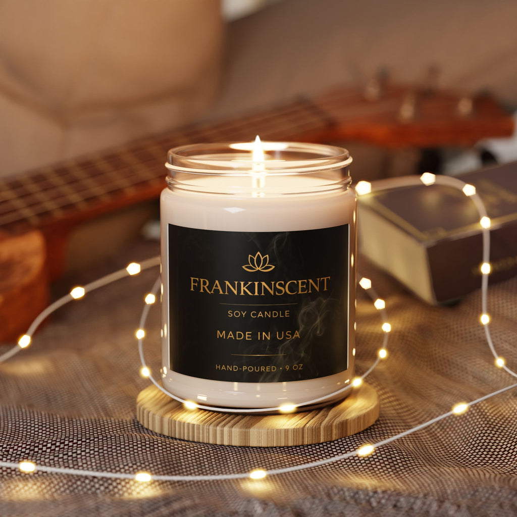 Frankinscent Luxury Soy Candle — 9oz Hand-Poured Scented Candle (Made in USA)