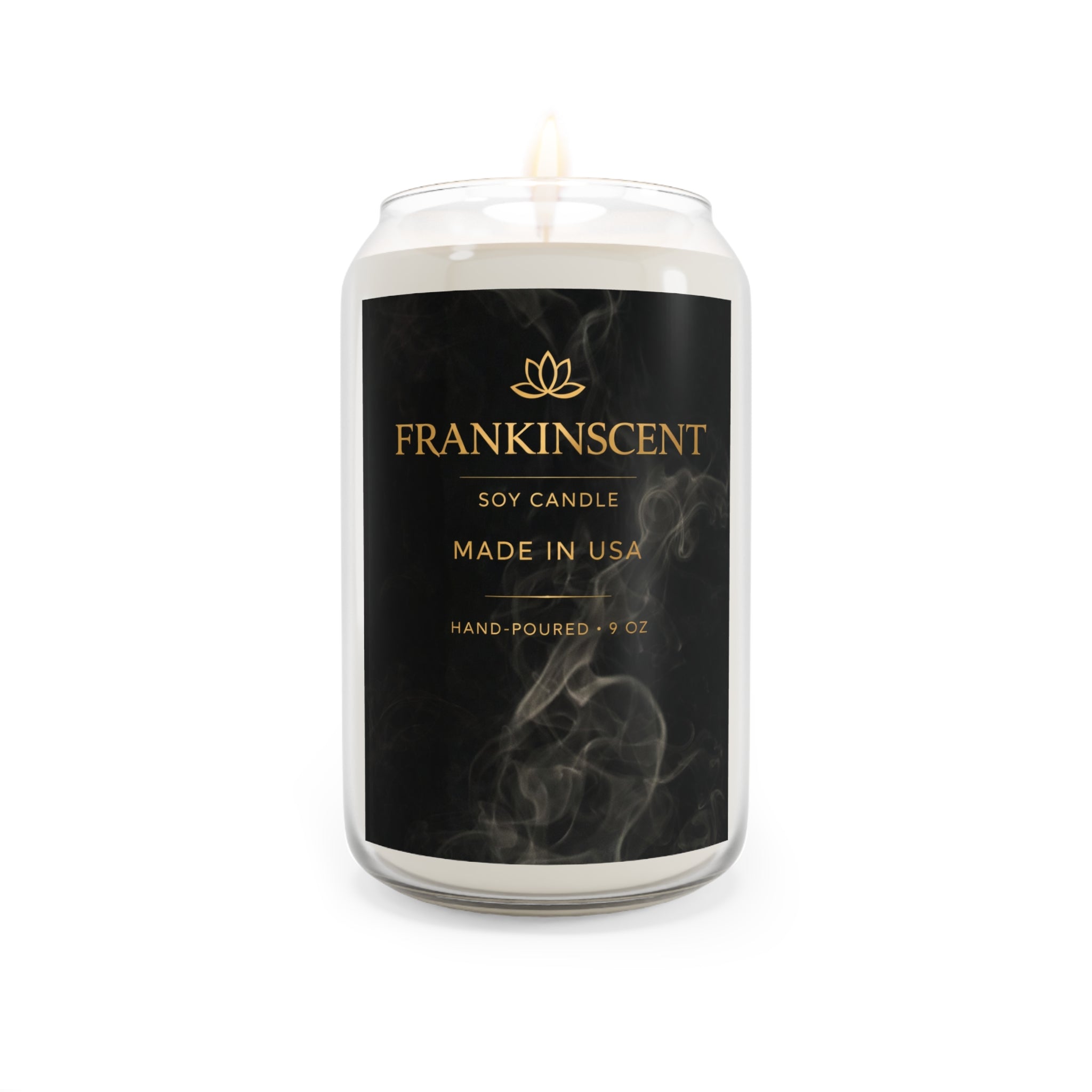 Frankinscent Soy Candle 13.75oz – Hand-Poured Scented Candle (Made in USA)