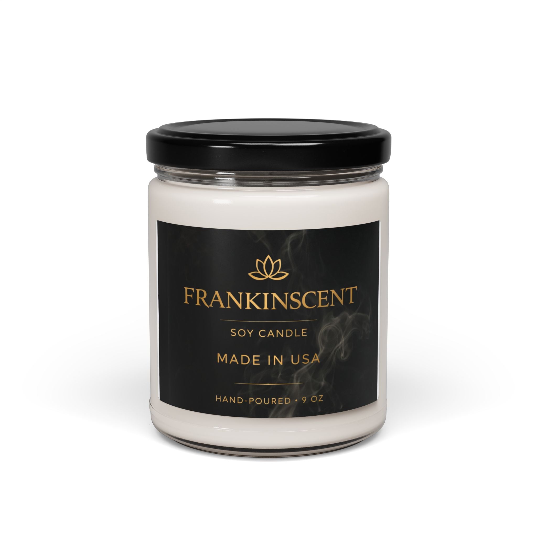 Frankinscent Luxury Soy Candle — 9oz Hand-Poured Scented Candle (Made in USA)