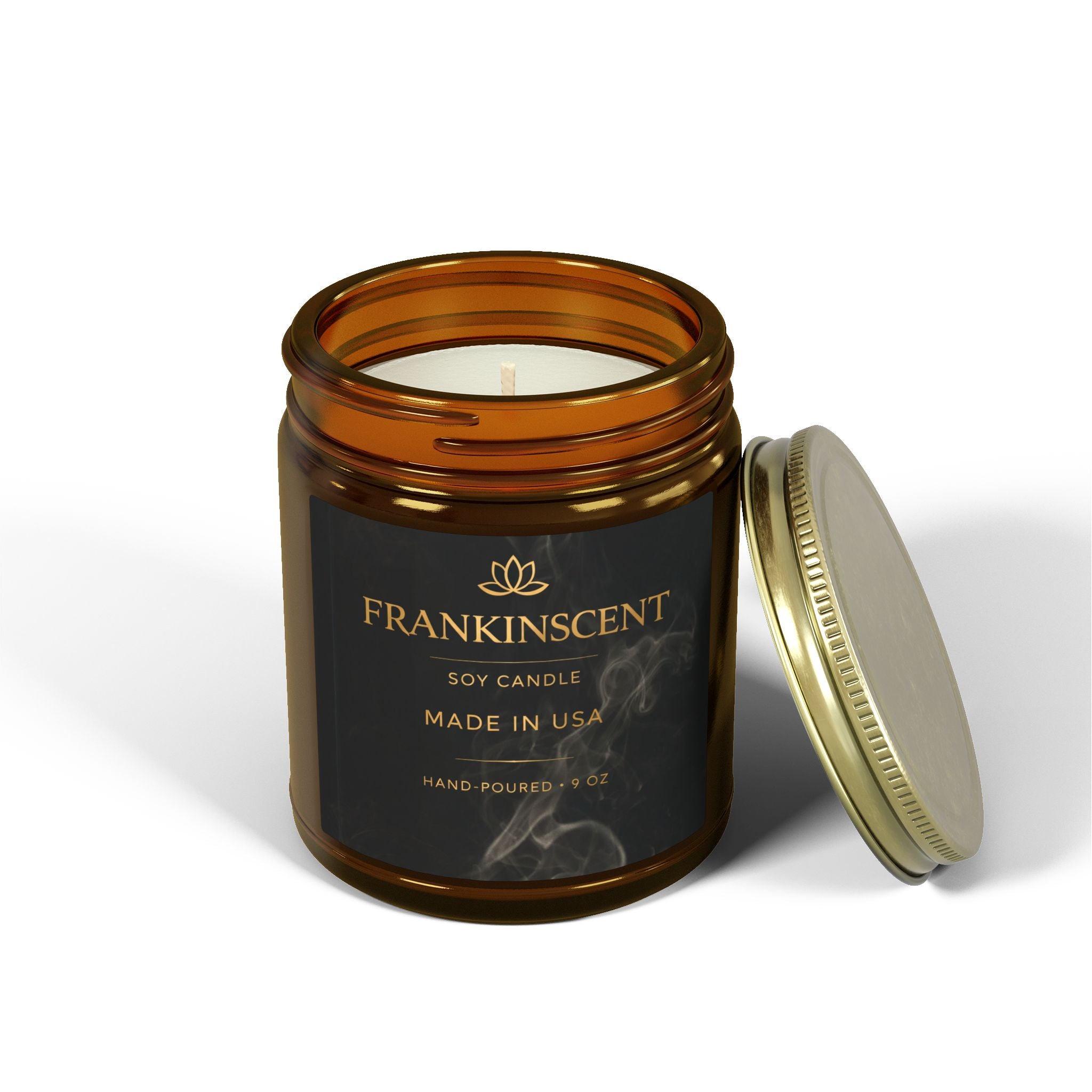 Coconut Apricot Soy Candle (4oz & 9oz) — Small Jar Scented Candle, Made in USA