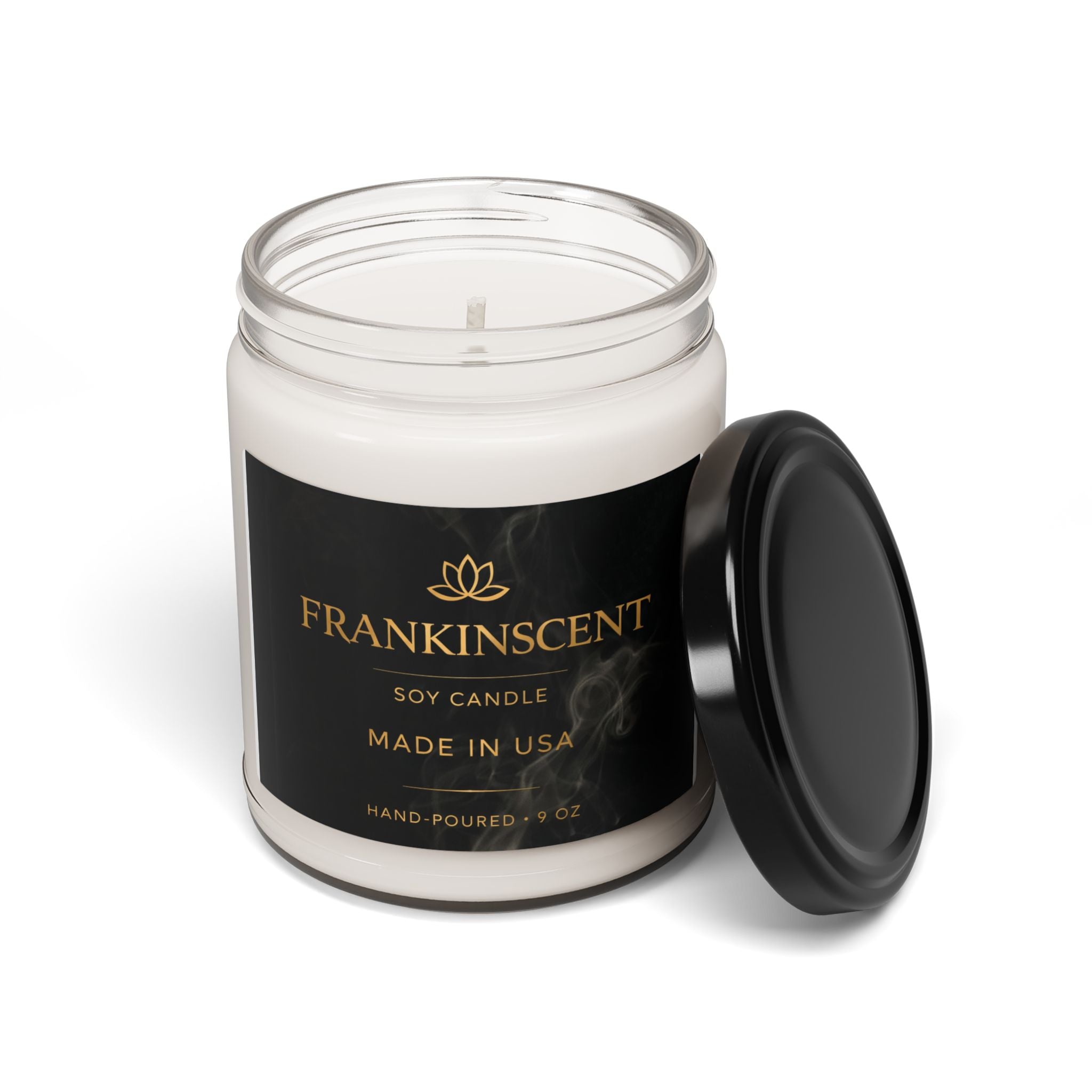 Frankinscent Luxury Soy Candle — 9oz Hand-Poured Scented Candle (Made in USA)