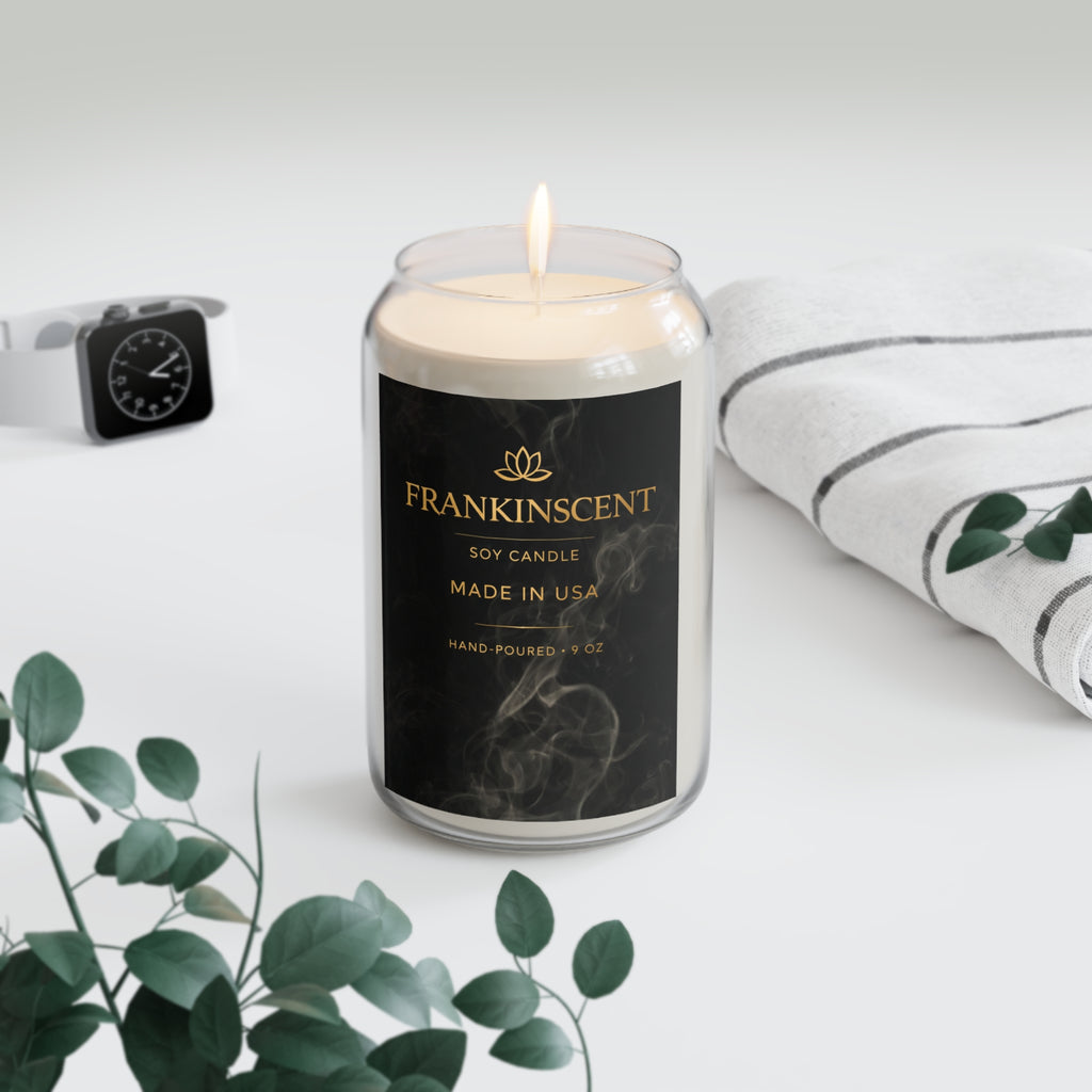 Frankinscent Soy Candle 13.75oz – Hand-Poured Scented Candle (Made in USA)