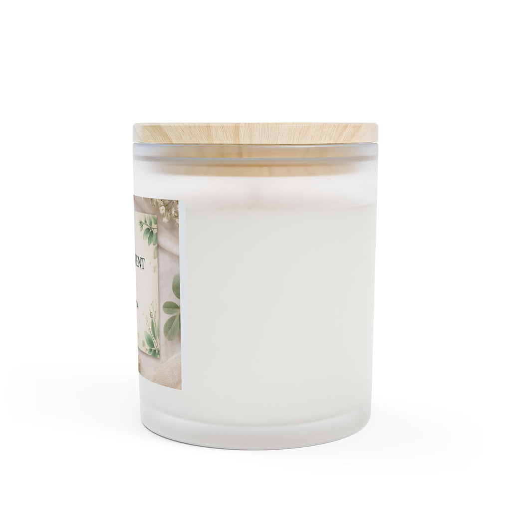Frosted Glass Candle — 11oz Soy Candle | FRANKINSCENT Made in USA