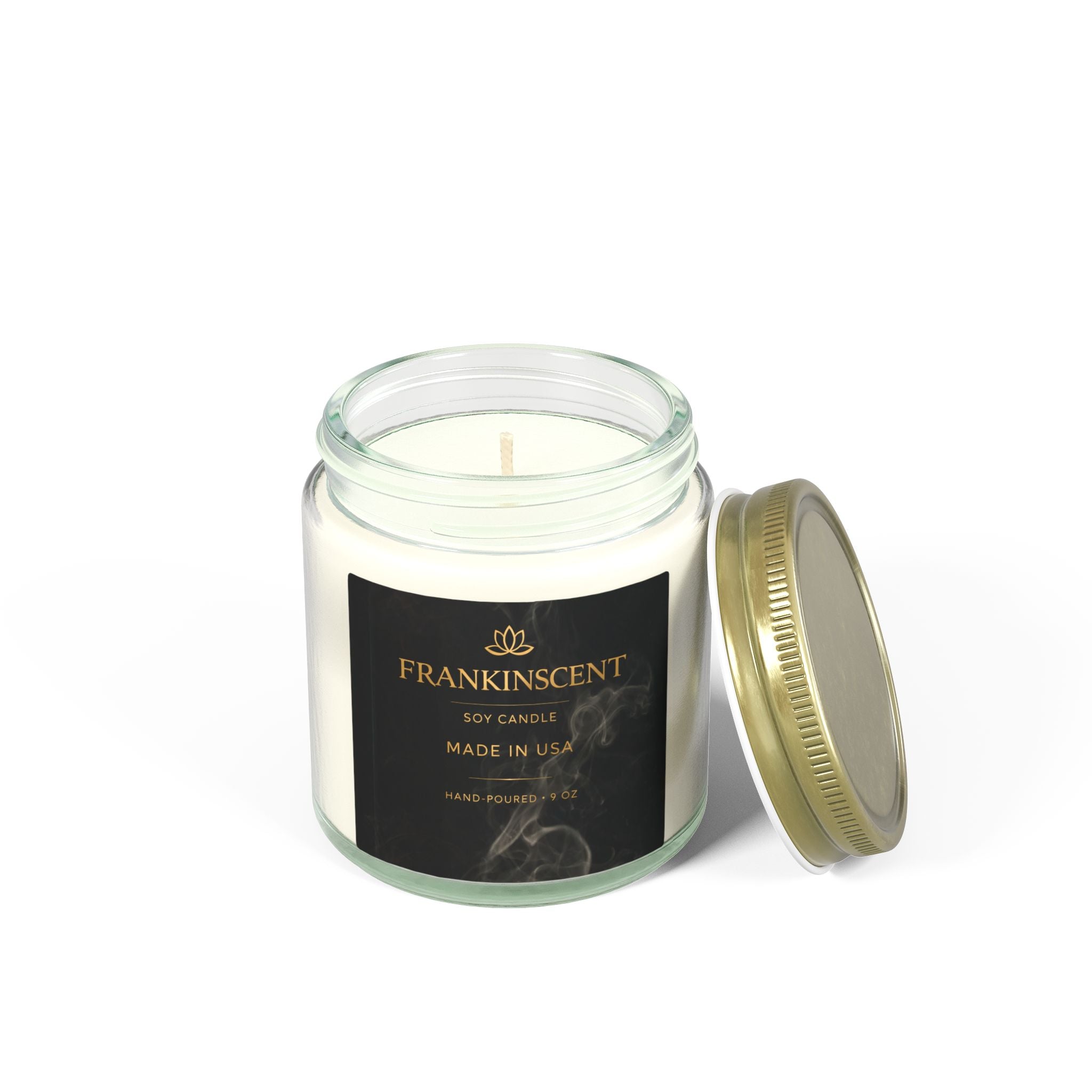 Coconut Apricot Soy Candle (4oz & 9oz) — Small Jar Scented Candle, Made in USA